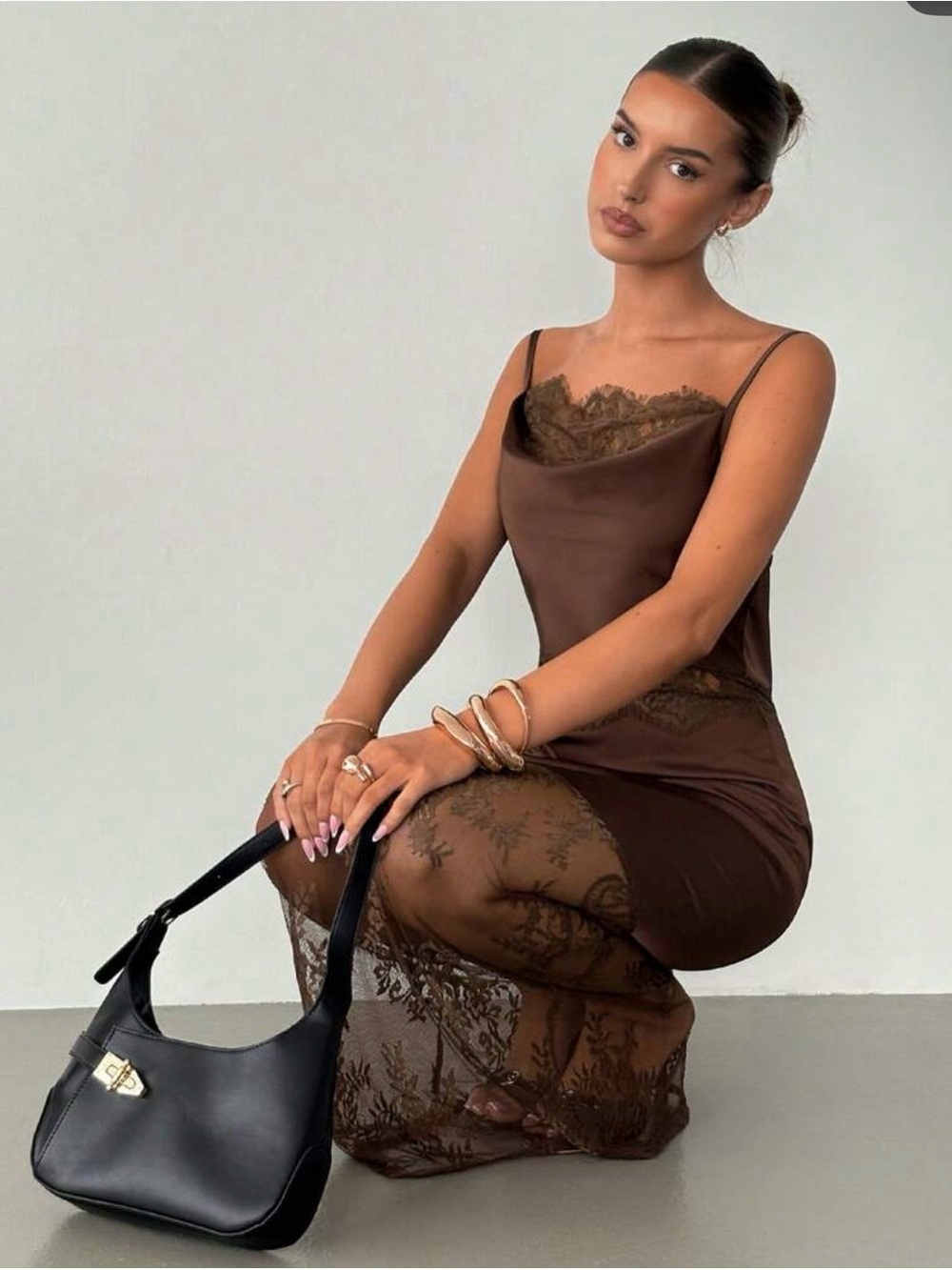 brown dress - Picture 3 of 3